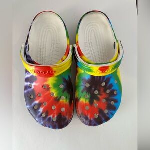 Crocs Rainbow Tie Dyed